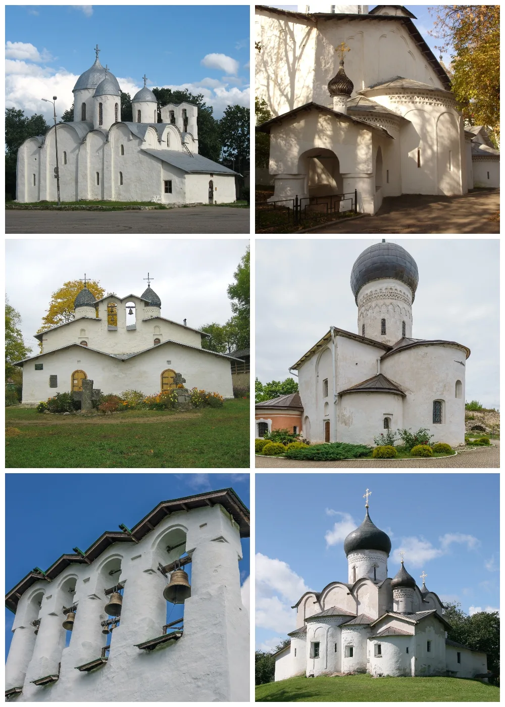 Храмы псковской архитектурной школы