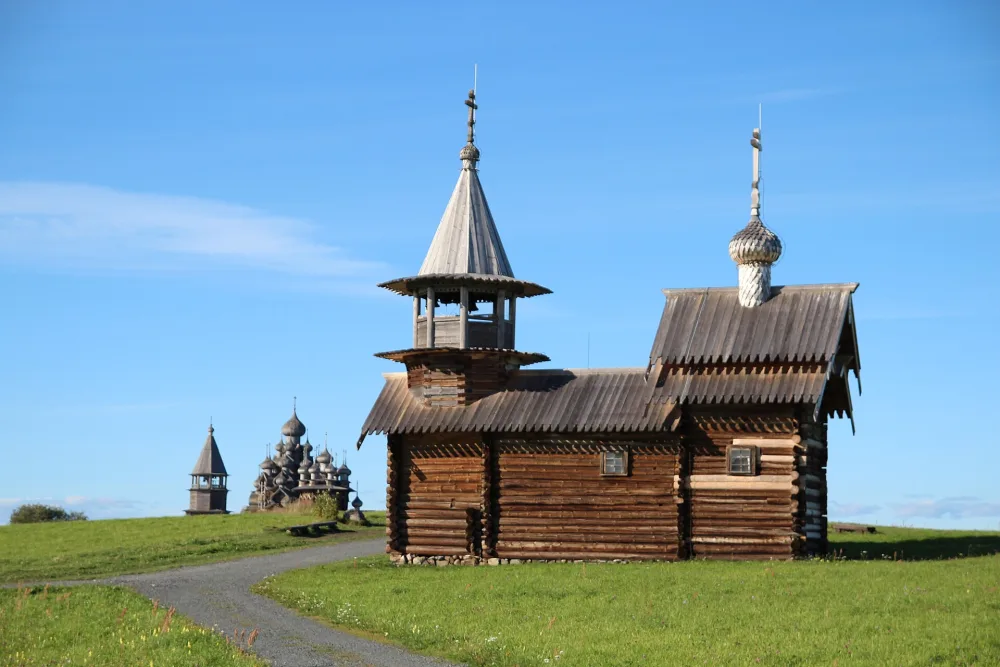 Часовня Михаила Архангела из деревни Леликозеро (остров Кижи)