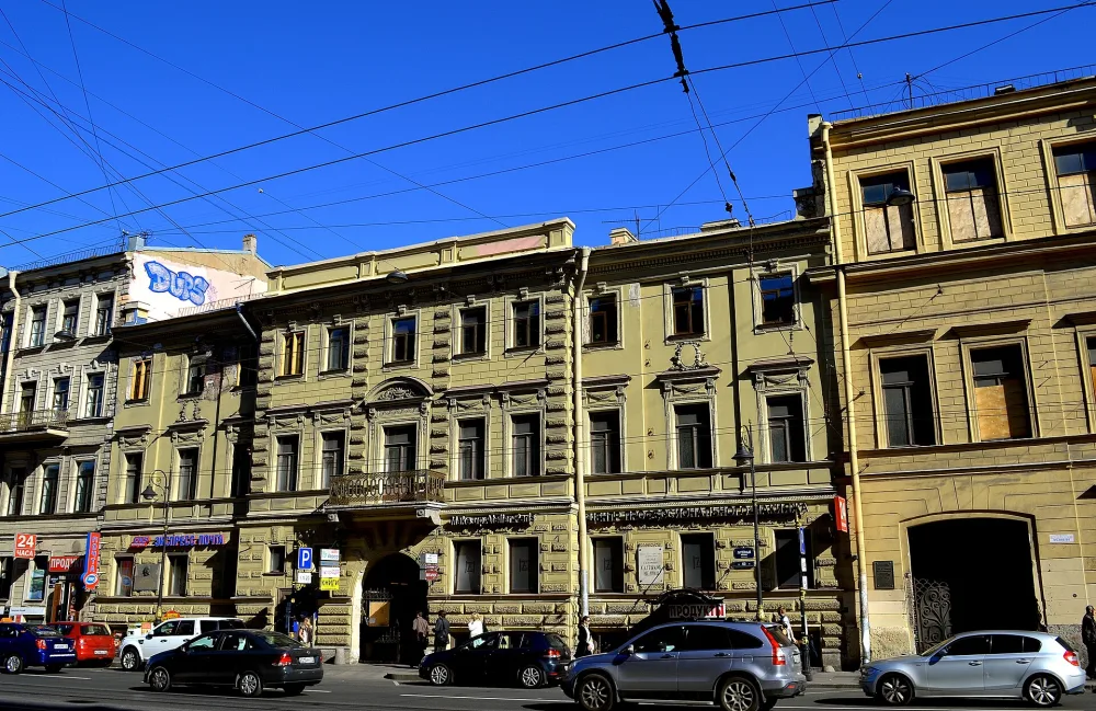 Доходный дом М.С. Скребицкой (Красовской). Дом, где в 1876-1889 гг. жил писатель М.Е. Салтыков-Щедрин