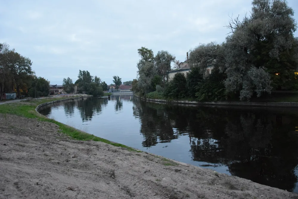 Водоотводный (криволинейный) канал (Колпино)