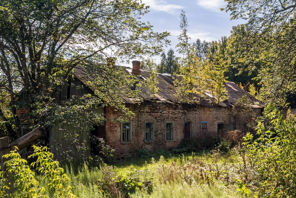 Восточный флигель главного дома (Подъячево)