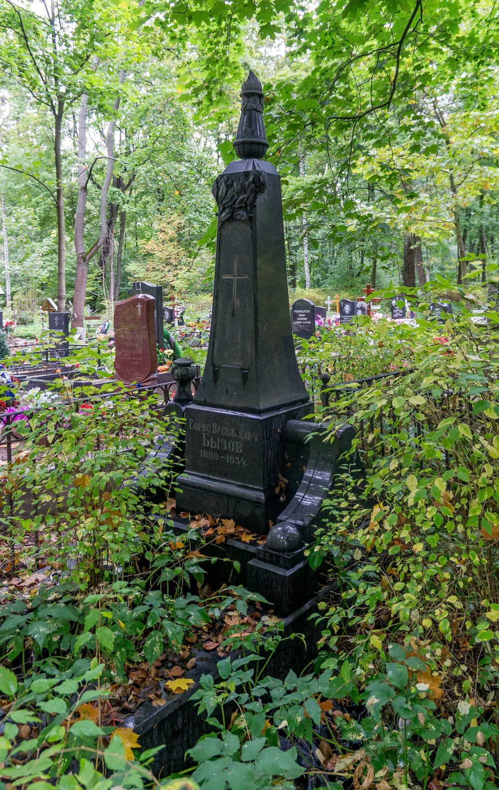 Могила Б.В. Бызова (1880-1934), химика