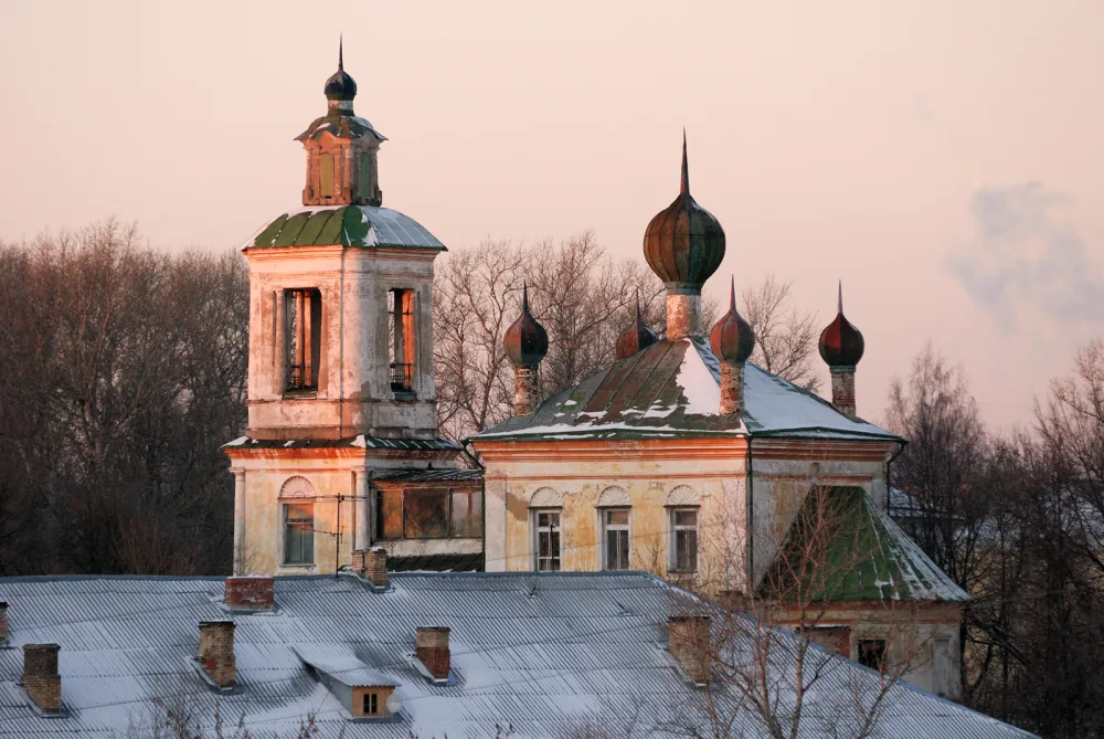 Церковь Георгия Победоносца (Георгиевская) с остатками росписей (Торжок)