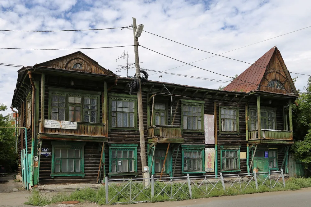 Особняк, образец застройки казачьего форштадта (Омск)