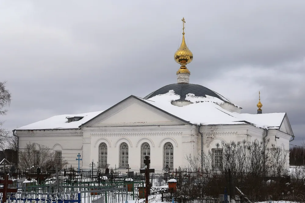 Церковь Покрова Богородицы с оградой (Санино)