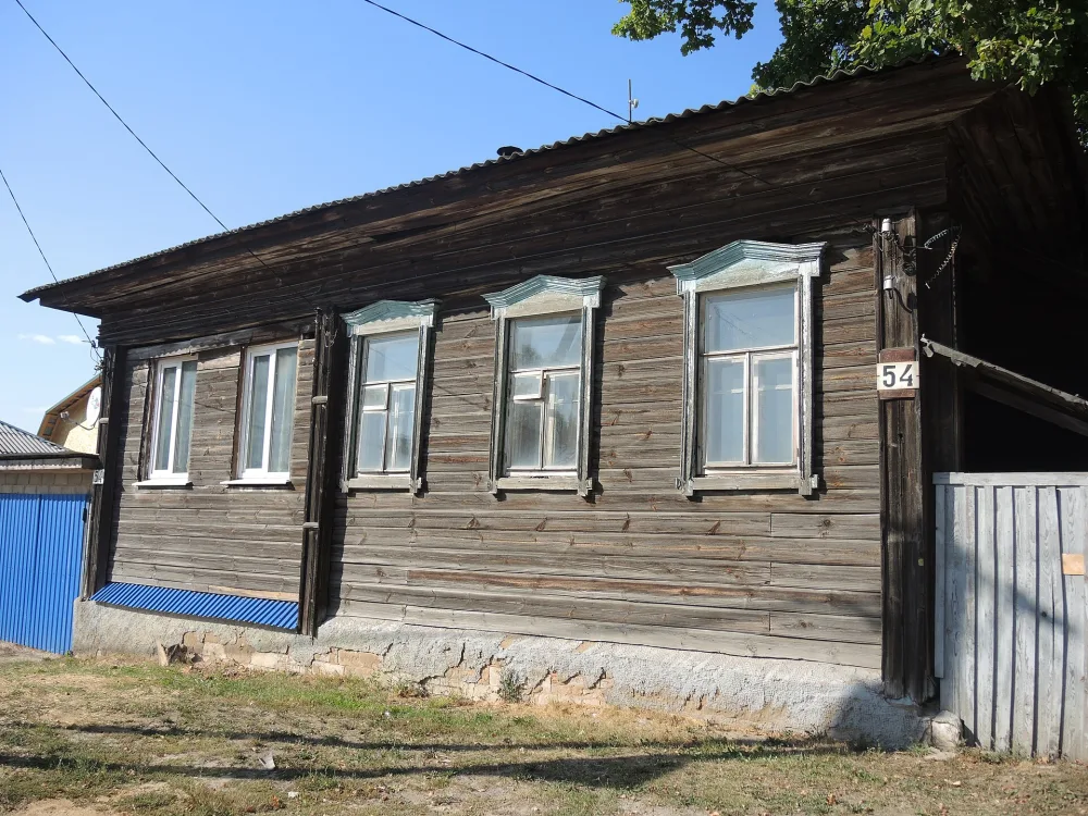 Дом Ганшина, где в 1918 г. находилась уездная чрезвычайная комиссия (Меленки)