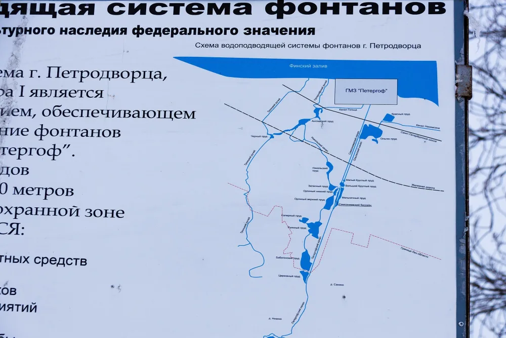 Водоподводящая система Петергофа