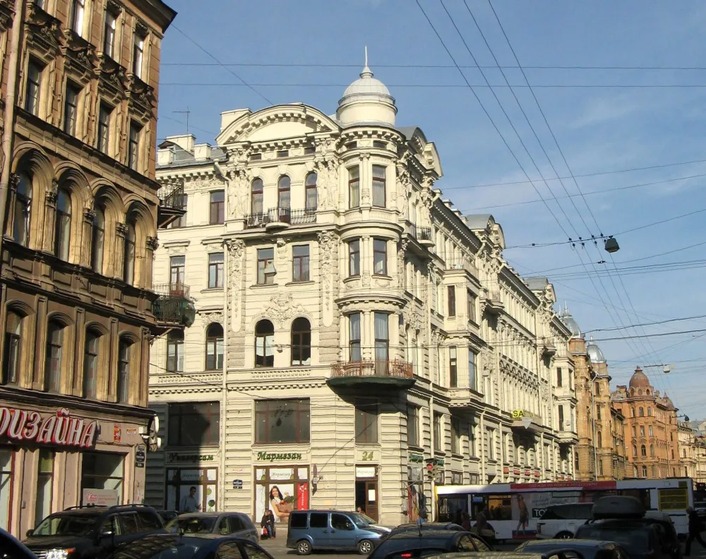 улица Восстания 35, доходный дом купца Е. С. Егорова