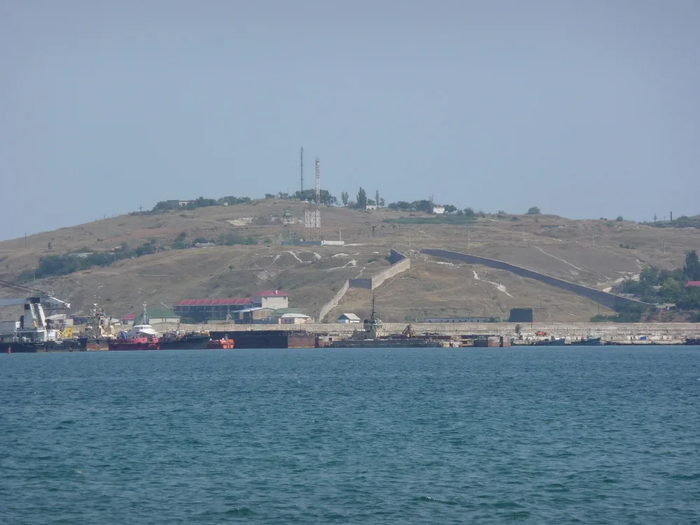 Fortress walls in Feodosia