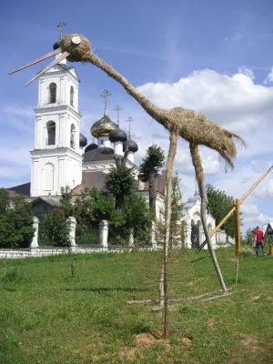 Церковь Рождества Богородицы с интерьером (Крестовоздвиженская) (Свердлово)