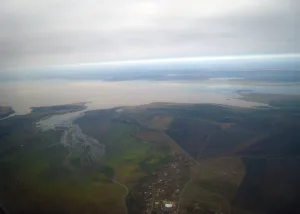 Участок Краснодарского водохранилища — ударной комсомольской стройки