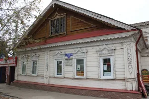 Жилой дом купца Рябова. Дом, в котором с 1918 по 1921 гг. находился уездный комитет РКП(б) (Балахна)