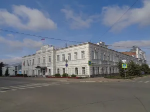 Окружной суд. В этом здании проходил II съезд Советов рабочих, крестьянских и солдатских депутатов (Троицк)