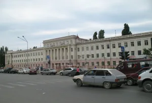 Здание, где в годы Великой Отечественной войны находился эвакогоспиталь № 2924 (Махачкала)