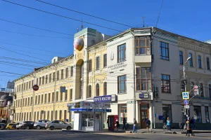 Здание почтовой конторы, где бывал В.И. Ленин