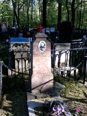 Могила Лёвина Александра Ивановича (1909-1948), подполковника, Героя Советского Союза (Лефортово)