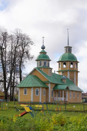 Церковь Владимирской иконы Божией Матери (деревянная) (Владимирское)