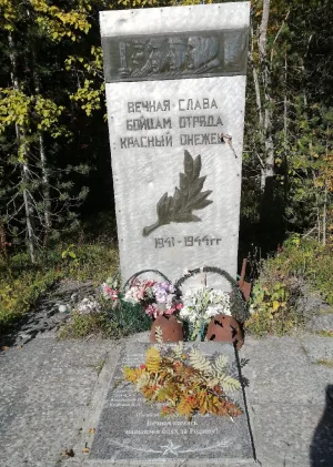 Братская могила 19 партизан отряда "Красный Онежец", погибших в борьбе с фашистскими захватчиками (Ребольское с.п.)