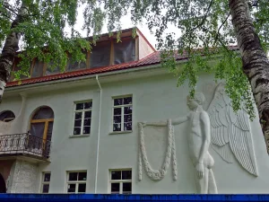 Дом П.П. Барышникова — дом Э.С. Мандель («Дом с ангелом») (Павловск)