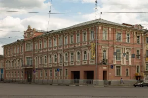 Здание, где в июне-октябре 1918 г. проходило формирование Волжской военной флотилии (Нижний Новгород)