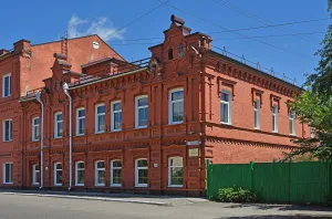 Здание мужской гимназии и дома П. Копылова (с переходом) (Бийск)
