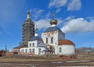 Церковь Преображения с интерьером (Столпцы)