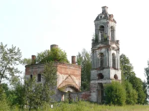 Церковь Воскресения с колокольней (Семенково (бывший Воскресенский погост при Караше))