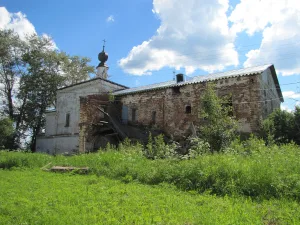 Церковь Тихвинская, с трапезной (Морозовица)