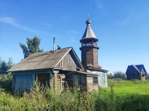Церковь Рождества Пресвятой Богородицы (деревянная) с колокольней (Юрьевец)