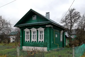 Дом, в котором жил в 1938-1941 гг. художник-палешанин П.Д. Баженов (Палех)