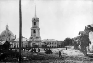 Место, где исторически располагалась Соборная Троицкая церковь (Ефремов)