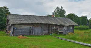Дом Никонова из деревни Липовицы (остров Кижи)