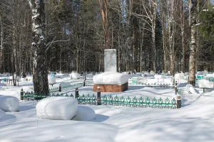 Братская могила борцов за власть советов, погибших в боях с белогвардейцами (Балезино)
