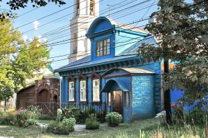 Дом А.С. Марычева с кирпичными воротами (Бор)