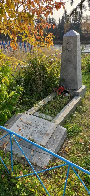 Могила С.Я. Гуркина, председателя Виданского сельсовета, расстрелянного белофиннами (Виданы)