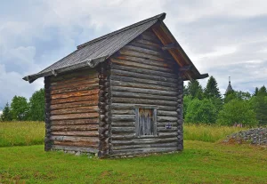 Амбар из деревни Сяппяваара (остров Кижи)