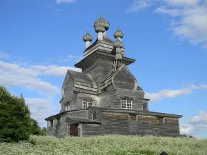 Церковь Владимирская (деревянная) (Медведевская (Подпорожье, Гора))