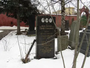 Могила Голодного Михаила Семёновича (1903-1949), поэта (Хамовники)