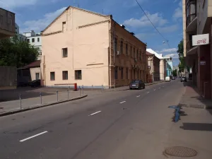 Типография А.И. Мамонтова с пилонами ворот (Пресненский)