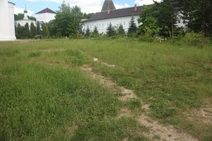 Церковь игумена Пафнутия Боровского, с пристройкой (фундаменты) (Роща (в составе МО ГП Боровск))