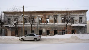 Дом, в котором в 1941-1944 гг. размещался штаб Ладожской военной флотилии (Новая Ладога)