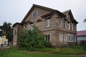Жилой дом Ковригиных, впоследствии В.Г. Коротнева (деревянный) (Новая Ладога)
