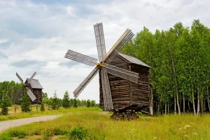 Мельница ветряная – столбовка на ряже (Малые Корелы)