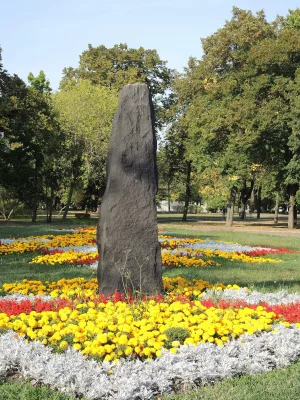 Обелиск в память героев Декабрьского вооруженного восстания 1905 г. в Москве (Пресненский)
