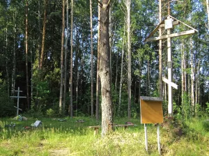Братская могила советских воинов, в которой похоронен Герой Советского Союза И.М. Самойлов (1912-1040) (Каменка)