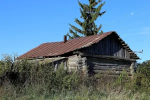Дом Е.Д. Борисова, в котором в ноябре 1919 г. размещался штаб 51-й дивизии, принимавшей участие в освобождении Сибири от колчаковцев (Могильно-Посельское)