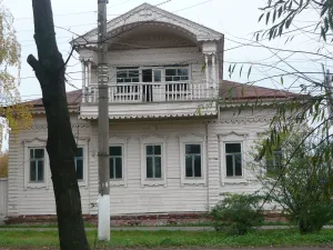 Wooden one-story house of merchant Kurbatov