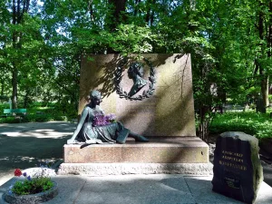Могила А.Я. Вагановой (1879-1951), балерины