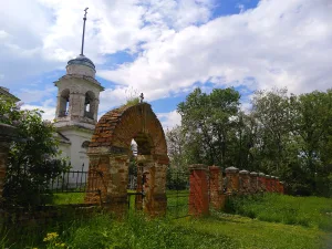 Ограда с воротами (Быковка)