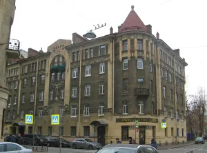 Дом Товарищества на паях для устройства жилищ, учрежденного Обществом для пособия бывшим воспитанникам Императорского Санкт‑Петербургского Коммерческого Училища и их семействам